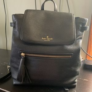 Kate spade leather backpack